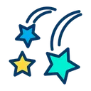 Free Falling Star Falling Space Icon