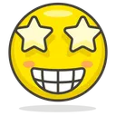 Free Starstuck Face Smiley Icon