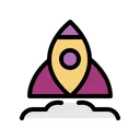 Free Rocket Startup Space Icon