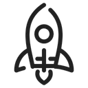 Free Rocket Launch Start Up Icon