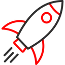 Free Startup Rocket Rocket Startup Icon