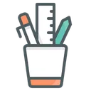 Free Stationary Books Education Icon