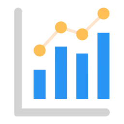 Free Statistics Graph  Icon