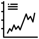 Free Viele Liniendiagramme Symbol