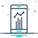 Free Statistik Handy App Symbol