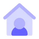 Free Stay In Home Home Work From Home Icon