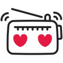 Free Stereo Radio Romantic Song Icon