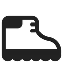 Free Boot Hoch Kontrast Symbol