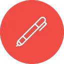 Free Stift Studie Blau Icon