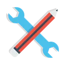 Free Stift Bleistift Einstellungen Icon