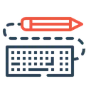 Free Stift Bleistift Tastatur Symbol