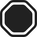 Free Sign High Contrast Icon