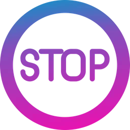 Free Stop  Icon