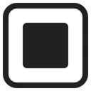 Free Button High Contrast Icon