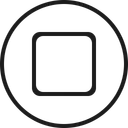 Free Stop Circle Icon