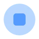 Free Stop Video Player Square Icône