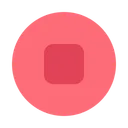 Free Stop Video Player Square Icône