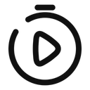 Free Stopwatch Play Icon