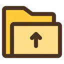 Free Folder Storage Upload Icon