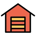 Free Warehouse Factories Stocks Icon