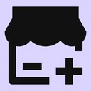 Free Store Add Icon