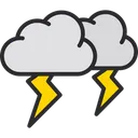 Free Storm Thunder Cloud Icon