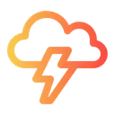 Free Storm Lightning Thunder Icon