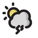 Free Cloud Storm Day Icon