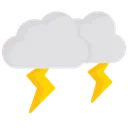 Free Storm Thunder Cloud Icon