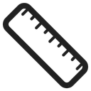 Free Ruler High Contrast Icon