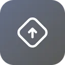 Free Straight Up Arrow Icon