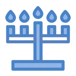 Free Straight menorah  Icon