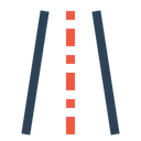 Free Strasse Richtung Weg Symbol