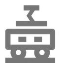 Free Straßenbahn  Symbol