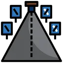 Free Straßenrandbanner  Symbol