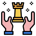 Free Chess Hands Digital Marketing Icon