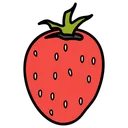 Free Strawberry Fruits Healthy Food Icon