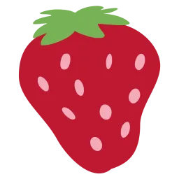 Free Strawberry Emoji Icon