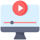 Free Streaming On Line Streaming De Video On Line Video On Line Icon