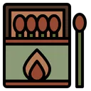 Free Streichholzschachtel Streichholzschachtel Camping Icon