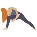 Free Stretch Muscle Exercise Aerobics Stretch Muscle Icon