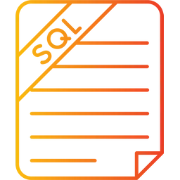 Free Structured Query Language Data File Icon - Download in Gradient Style