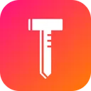 Free Angolo Scala Tquadrato Icon