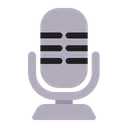 Free Microphone Plat Icône
