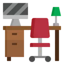 Free Desk Computer Workplace Icon