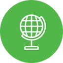 Free Study School Map Icon