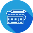 Free Stylo Crayon Clavier Icon