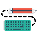 Free Stylo Crayon Clavier Icône