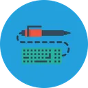 Free Stylo Crayon Clavier Icon