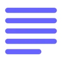Free Subject Left Alignment Left Align Icon